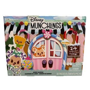 Disney Munchlings Advent Christmas Calendar 2025 Festive Scented Colorful 30pcs